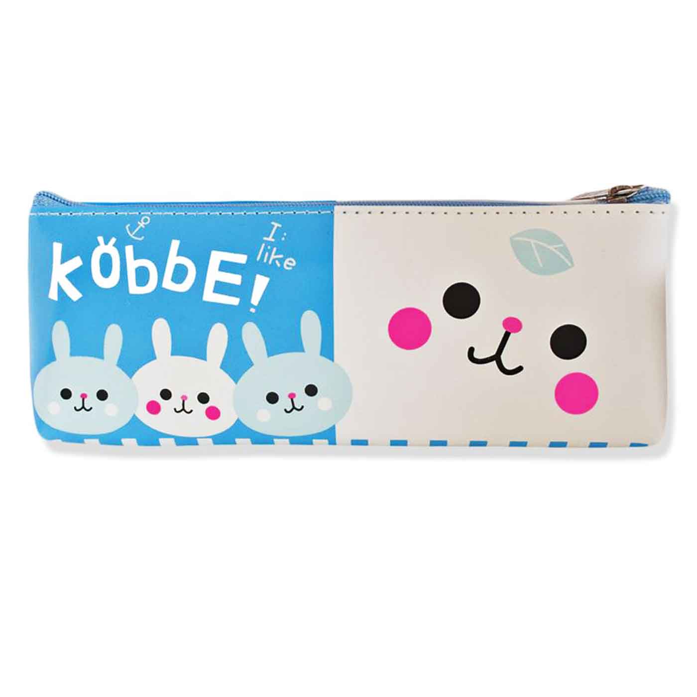 Kobbe Rabbit Pencil Case Blue