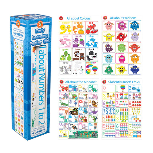 LCBF All About Early Learning Poster Box Set Of 4
