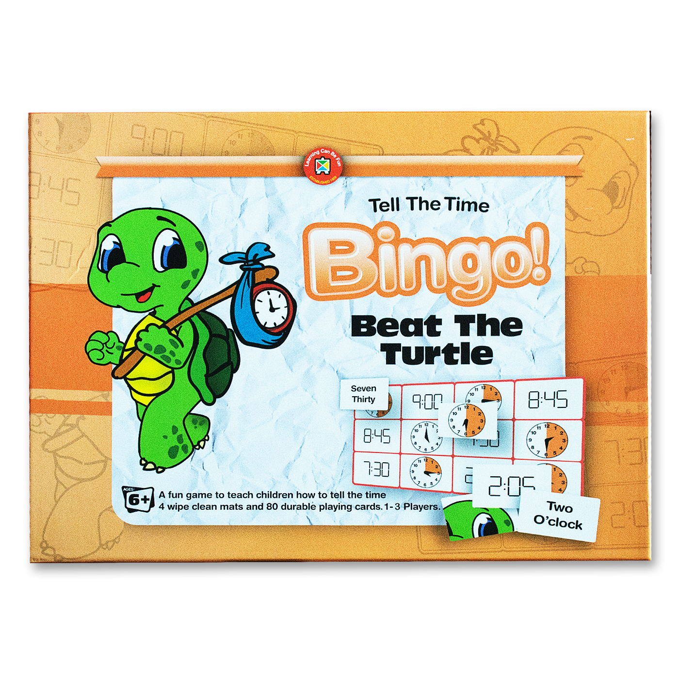 LCBF Bingo Time Beat the Turtle Fun Educational Game Ages 6+