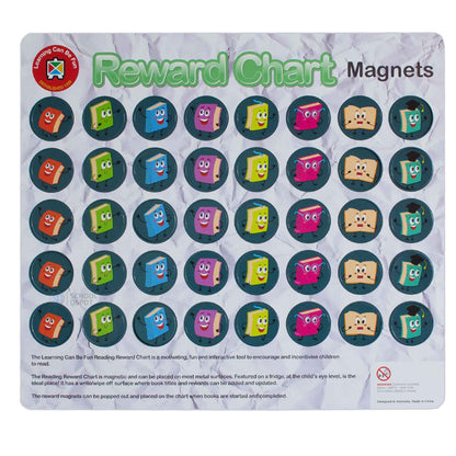 LCBF Magnetic Reward Chart Reusable 39cm x 27cm Reading