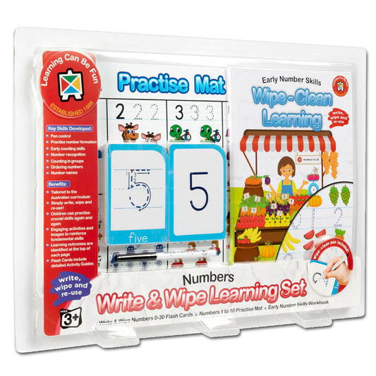 LCBF Write & Wipe Learning Set Early Numbers