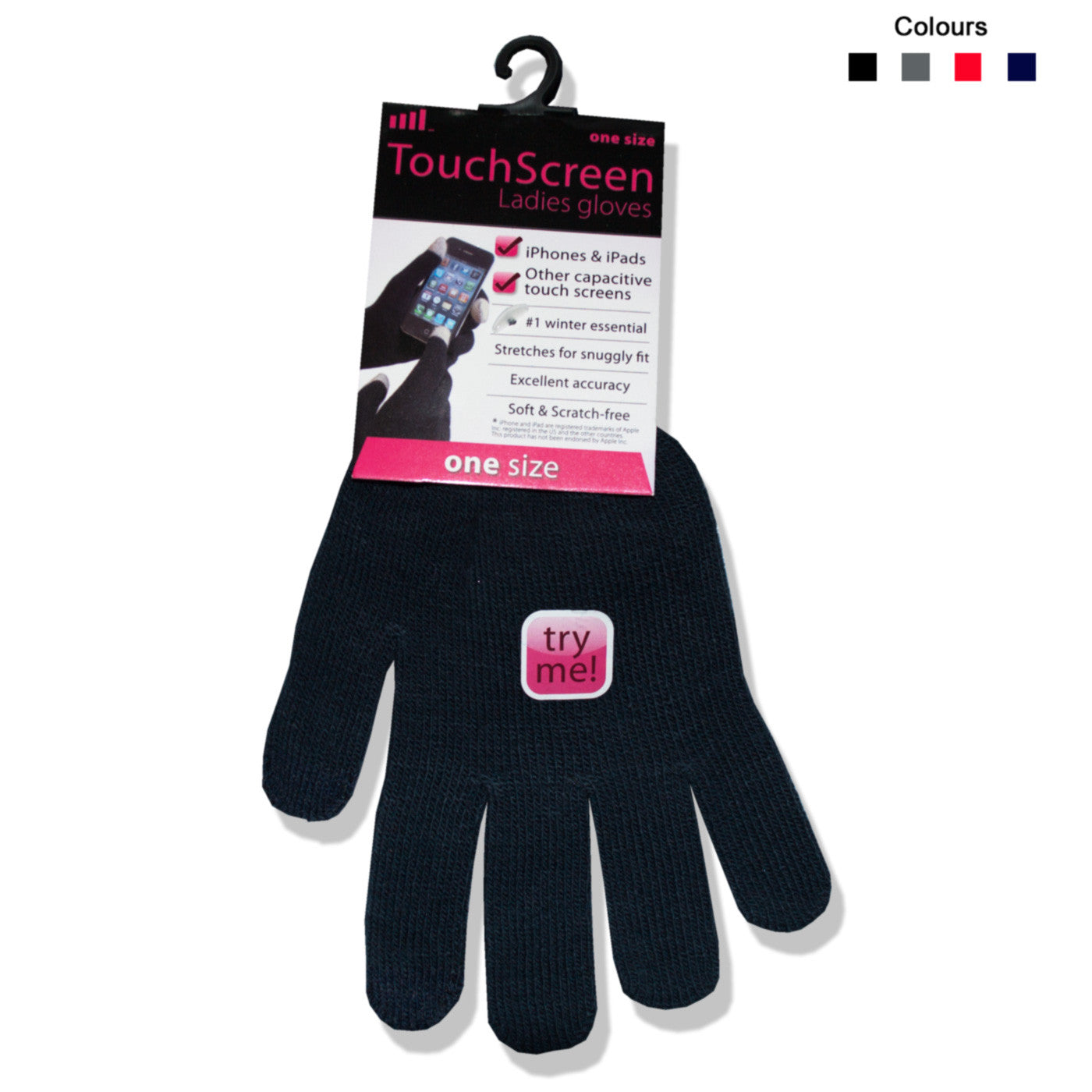 Touchscreen Gloves Women Navy