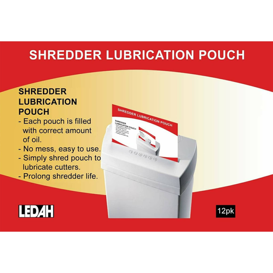 Ledah Shredder Blades Lubrication Pouch Universal 12 Pack