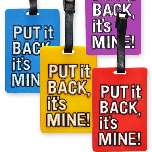 Luggage tag for school bags 