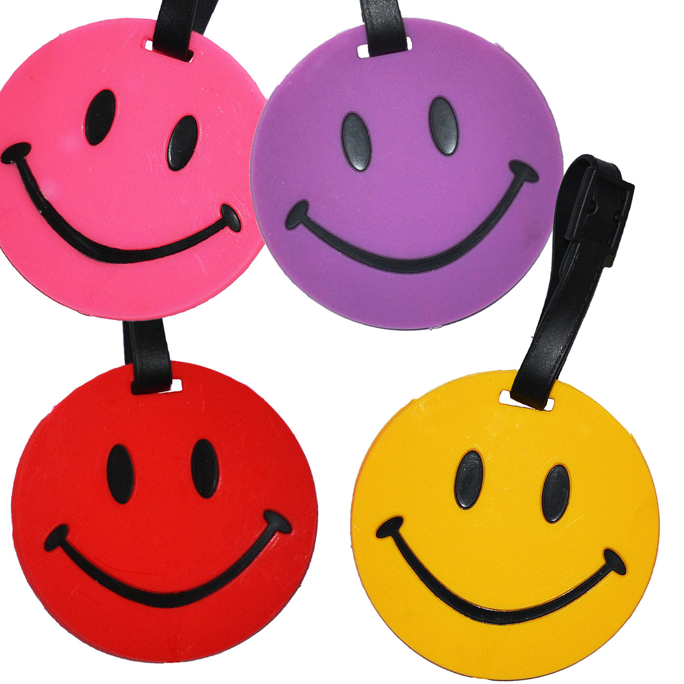 Luggage Tag Smiley Face