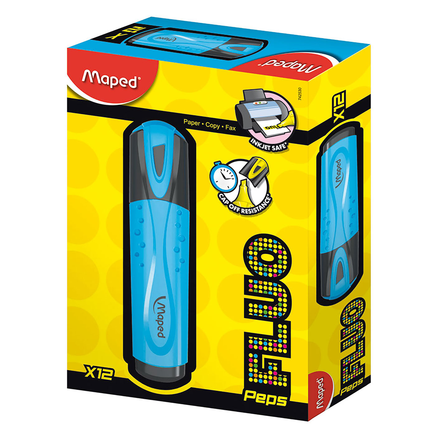 Maped Highlighter Fluo Peps Blue - Box 12