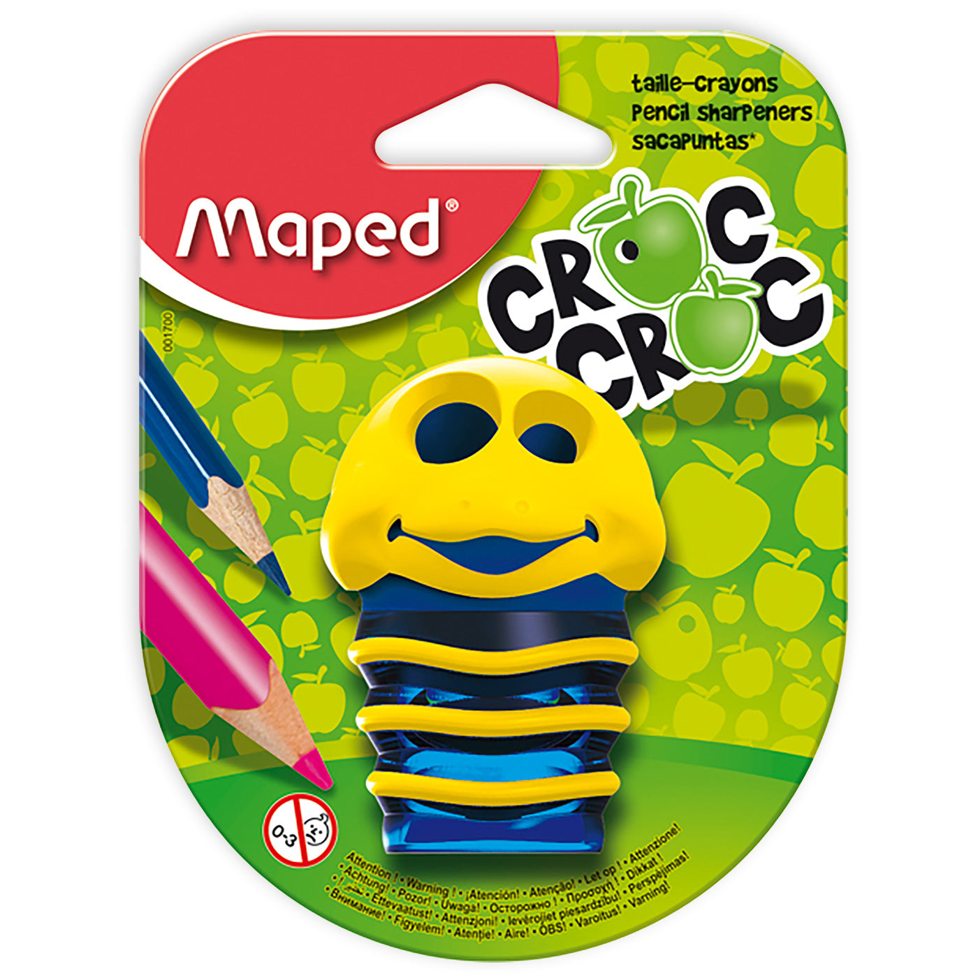 Maped Croc Croc 2 Hole Sharpener with Expandable Cannister
