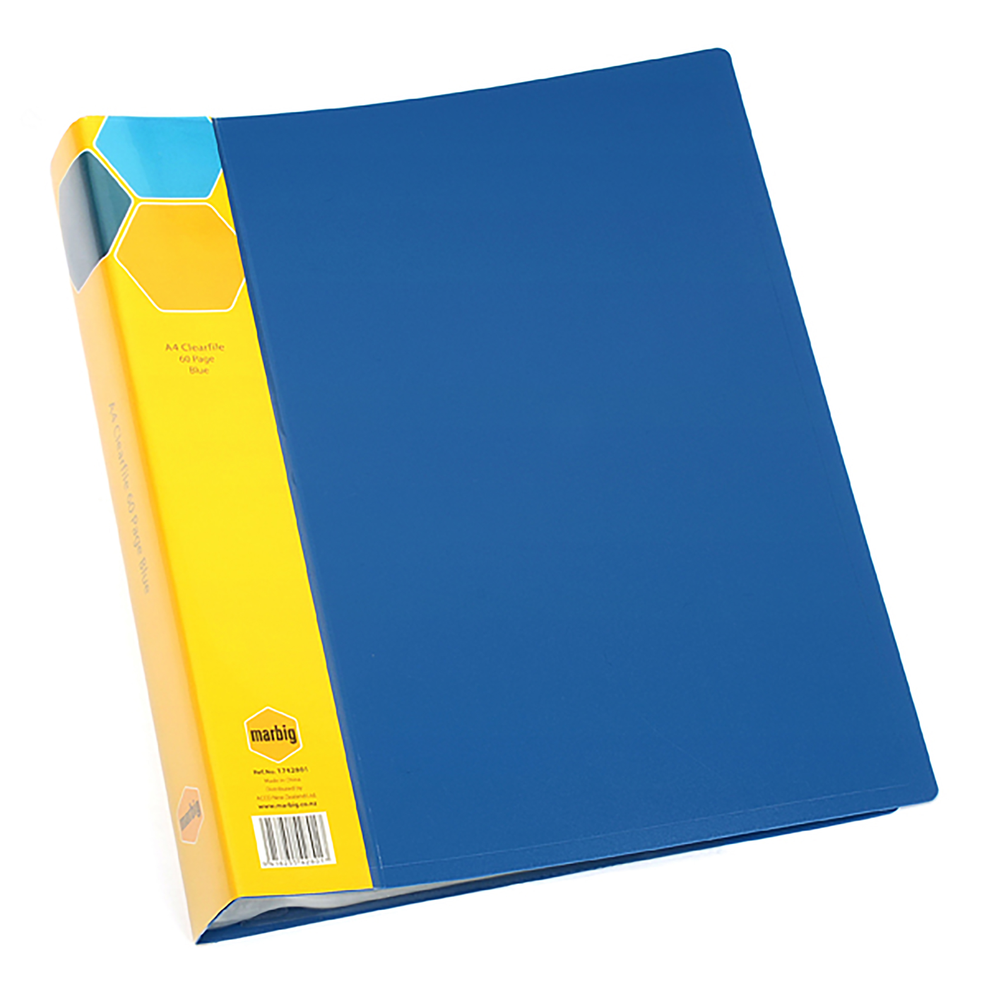 Marbig Display Book A4 60 Pocket Blue