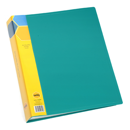 Marbig Display Book A4 60 Pocket Green