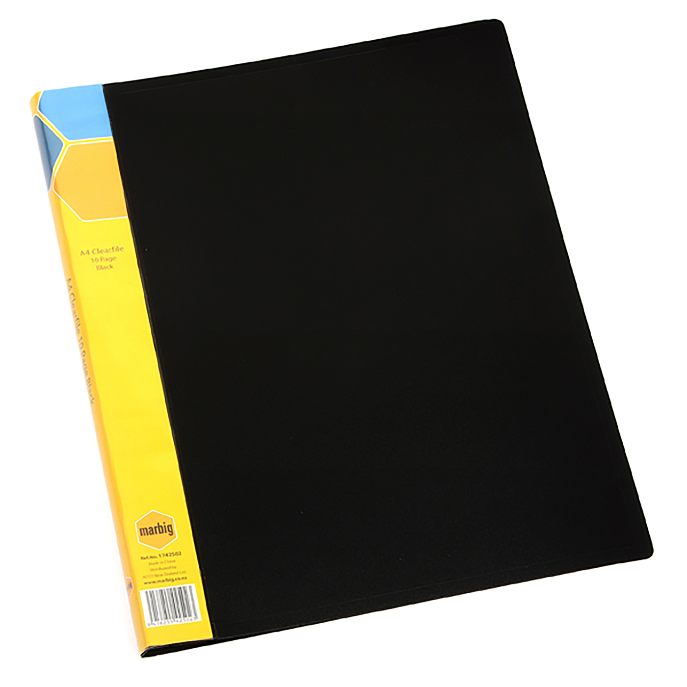 Marbig Display Book A4 10 Pocket Black