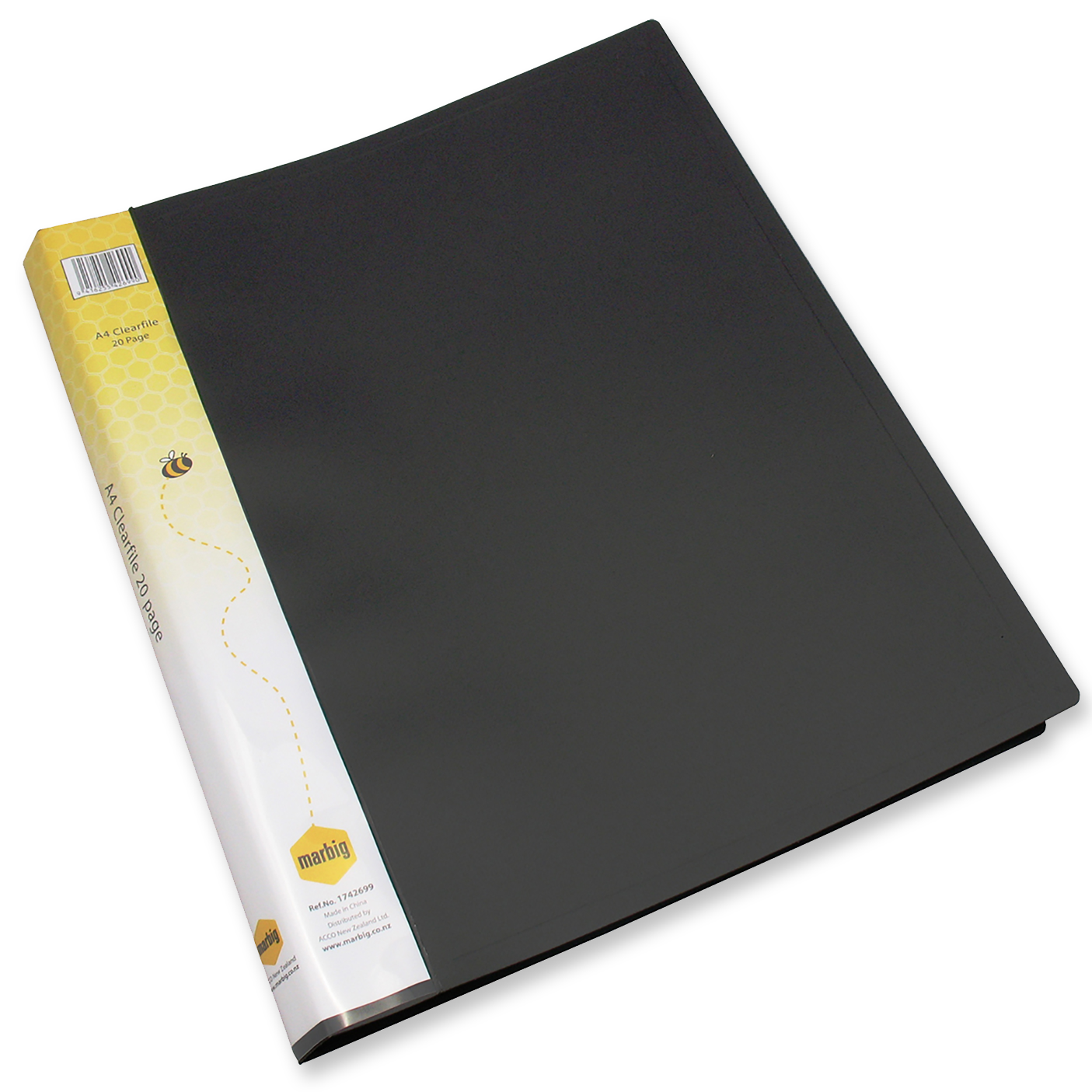 Marbig Display Book A4 20 Pocket Black