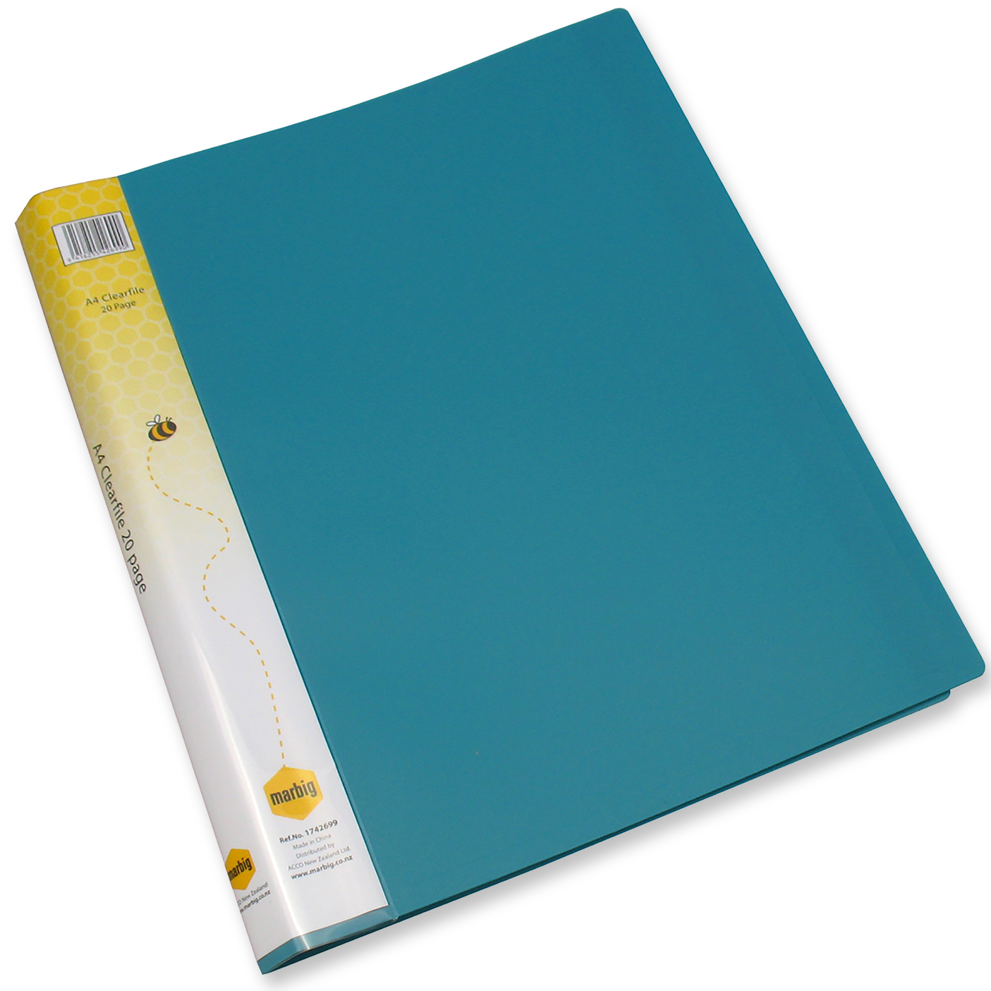 Marbig-Display-Book-A4-20-Pocket-Green