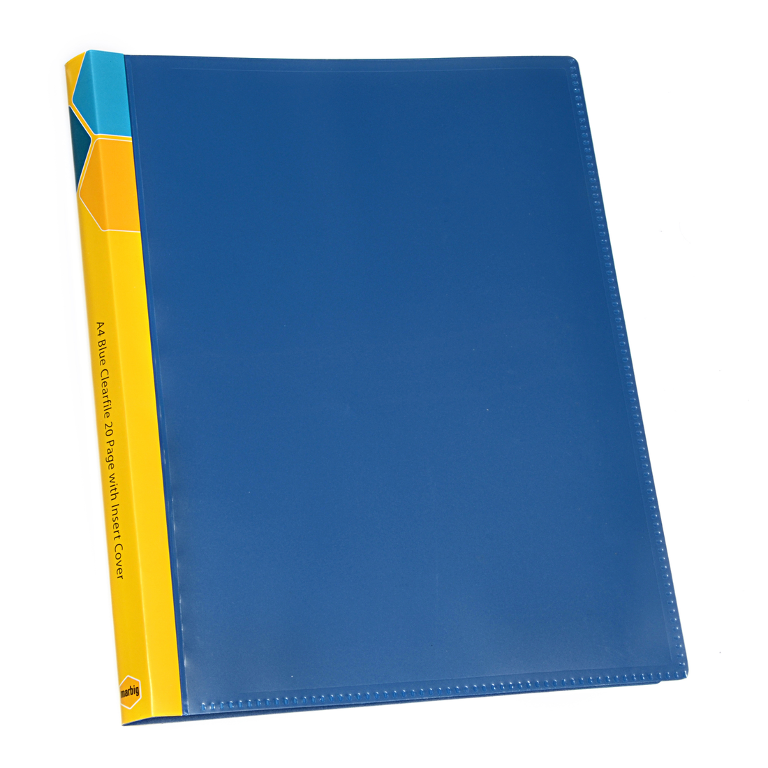 Marbig Display Book A4 with Insert Cover 40 Pocket Blue School Depot NZ