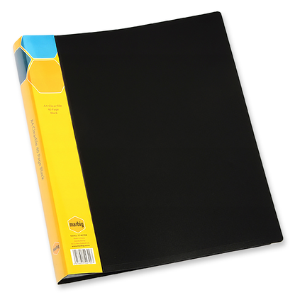 Marbig Display Book A4 40 Pocket Black