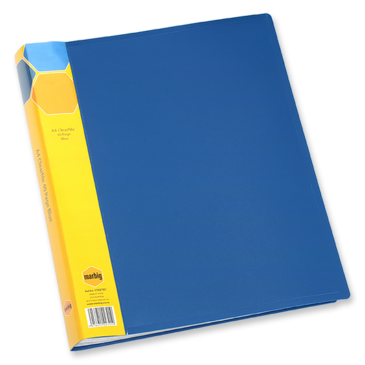 Marbig Display Book A4 40 Pocket Blue