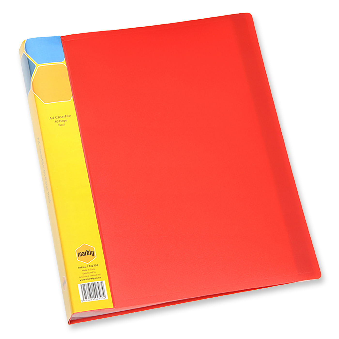 Marbig Display Book A4 40 Pocket Red