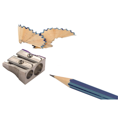 Marbig Pencil Sharpener Metal Double Hole