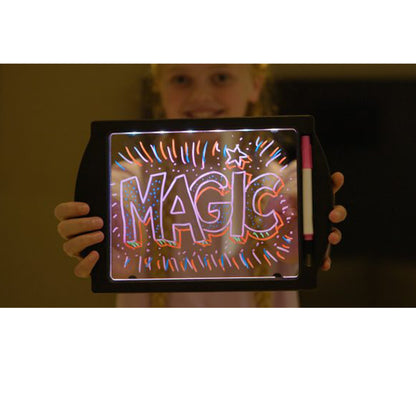 Marvin’s Magic Glow Art Light Up Board with 4 Neon Markers