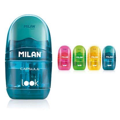 Milan Look Capsule Pencil Eraser and Sharpener 