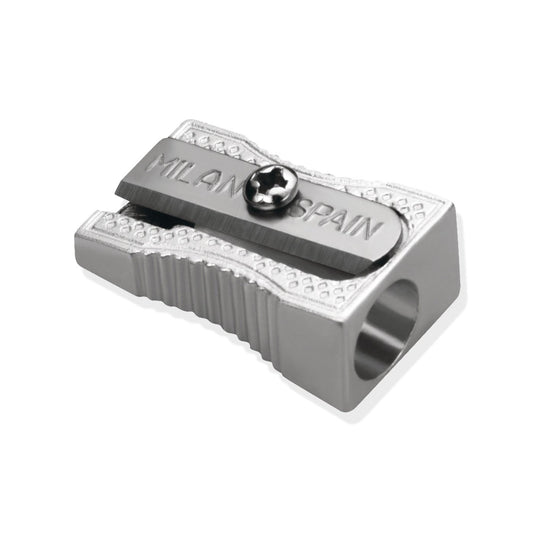 Milan Pencil Sharpener Single Hole Metal