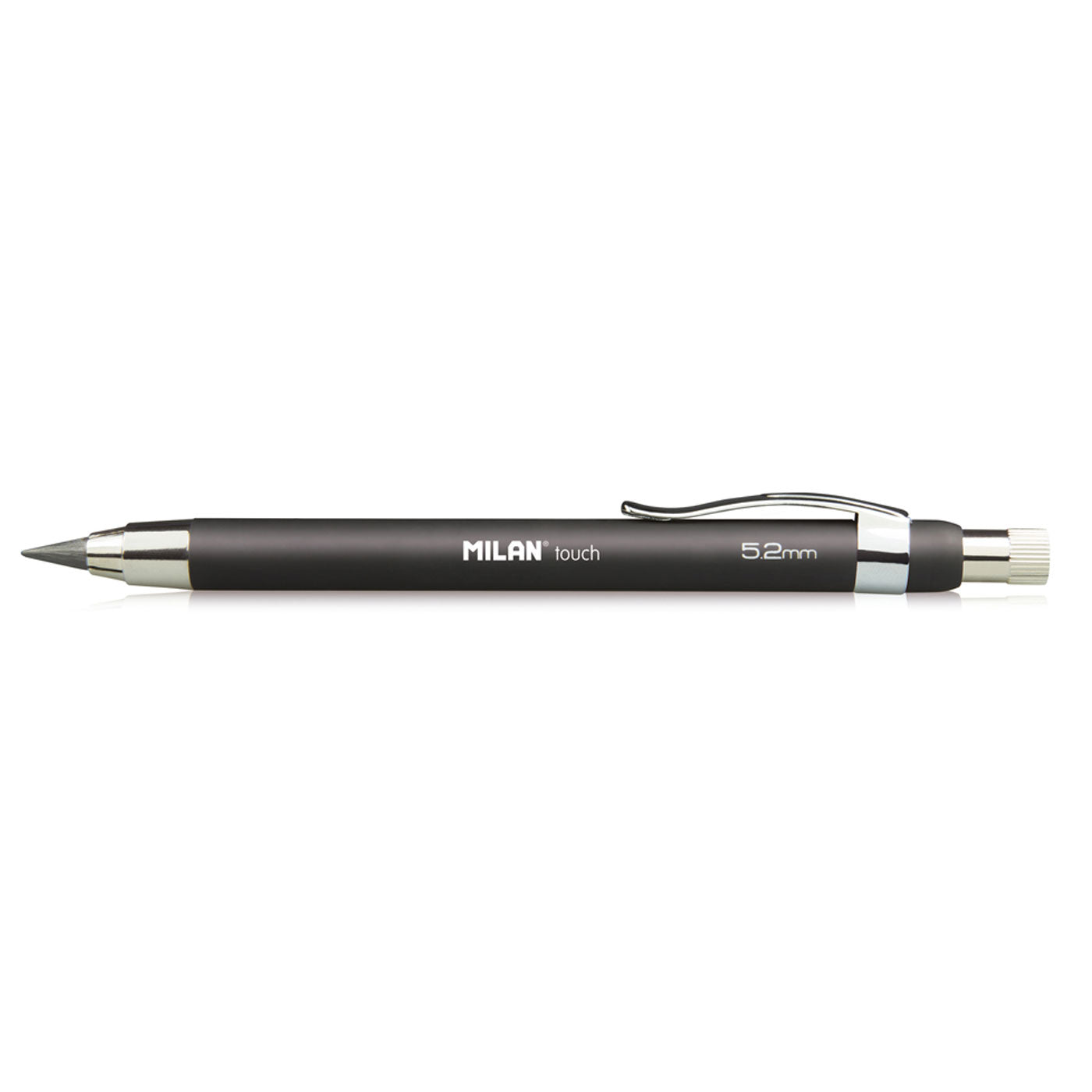 Milan Professional Mechanical Pencil B 5.2mm with 6 Leads & Lead Sharpener