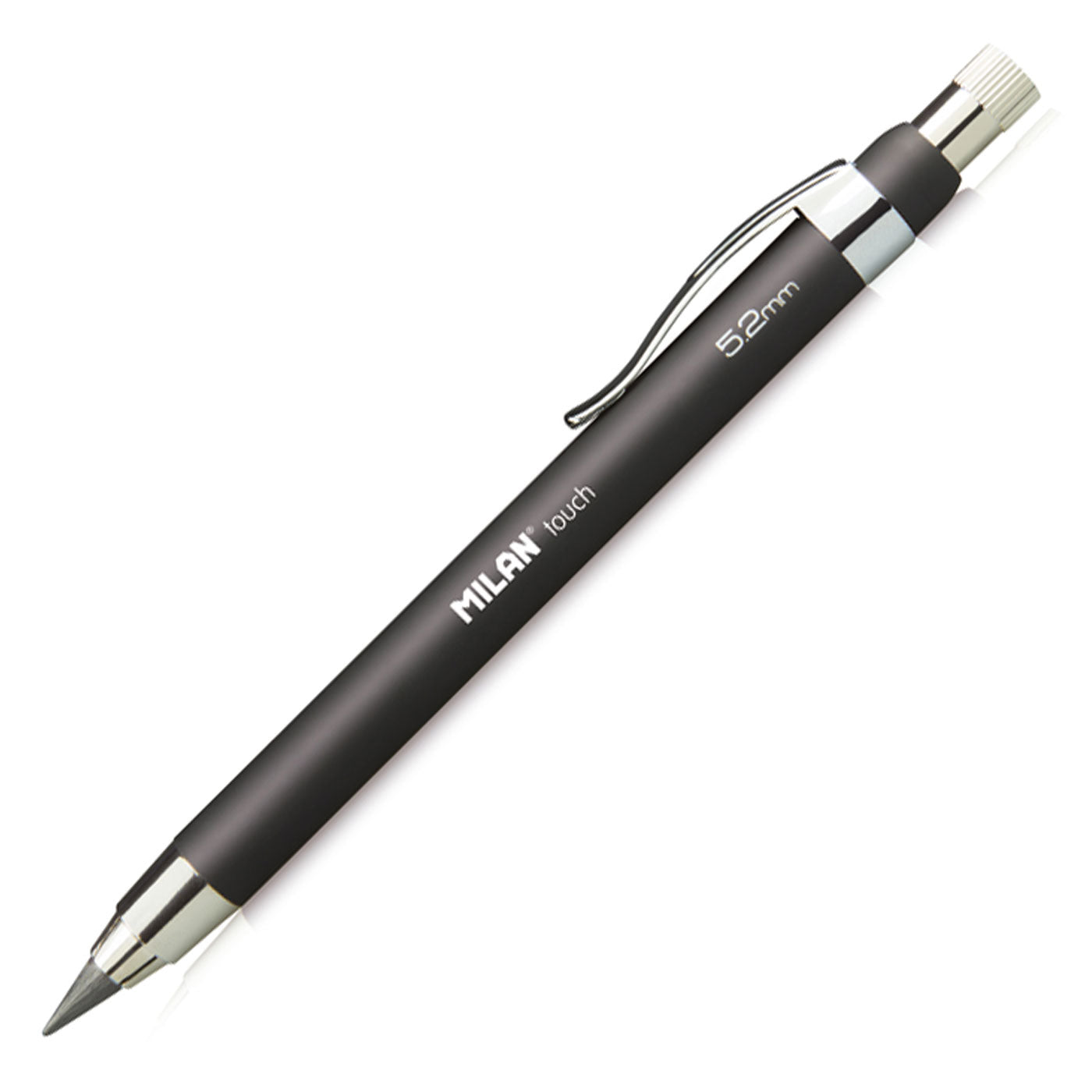Milan Professional Mechanical Pencil B 5.2mm with 6 Leads & Lead Sharpener