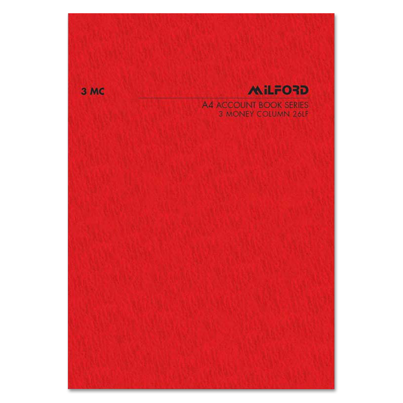 Milford A4 3 Money Column 1R8 26 Leaf Limp Account Book