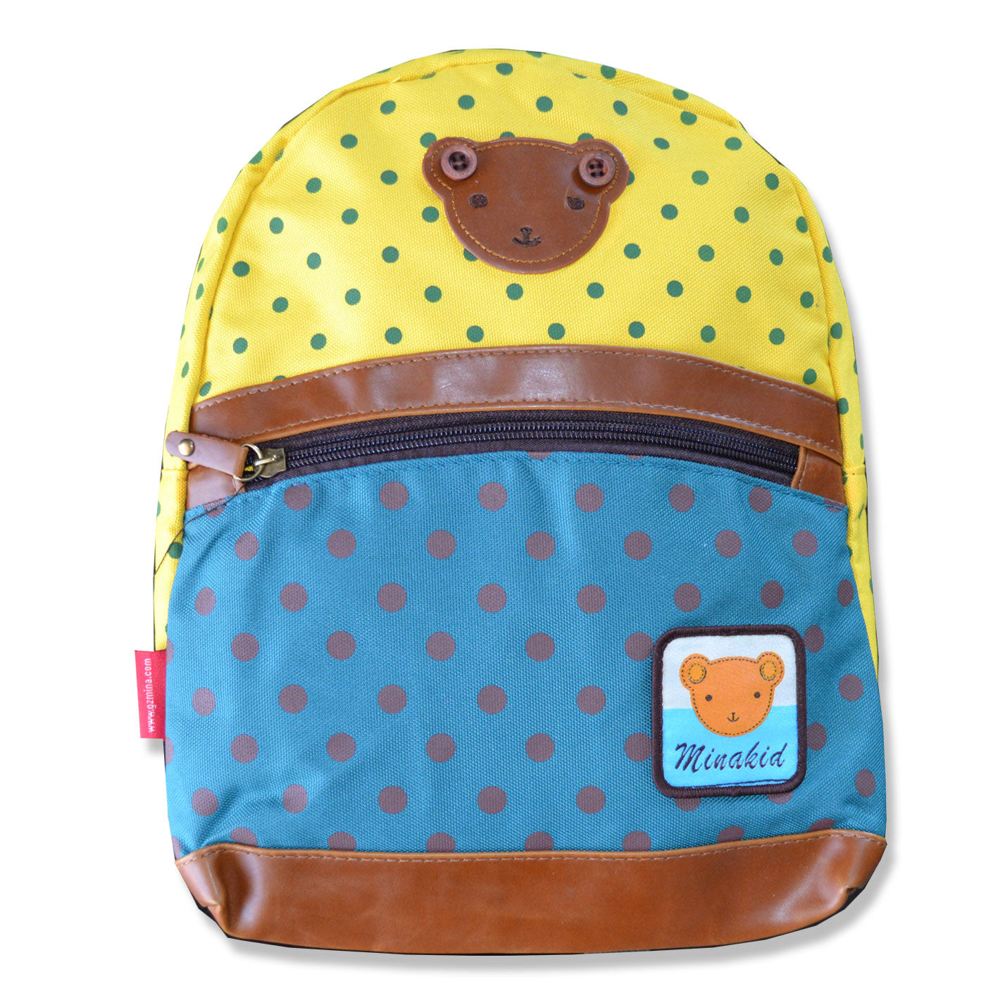 Minakid Backpack Small Yellow/Green