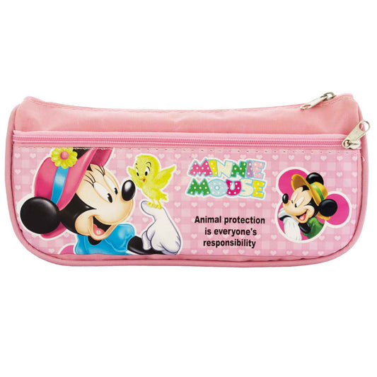 Minnie Mouse Double Zip Pencil Case