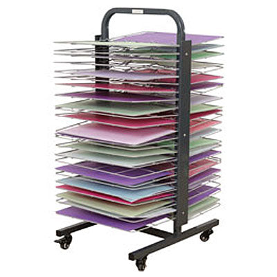 Portable Painting Drying Rack Double Sided A3 Size 50 Shelves – School ...