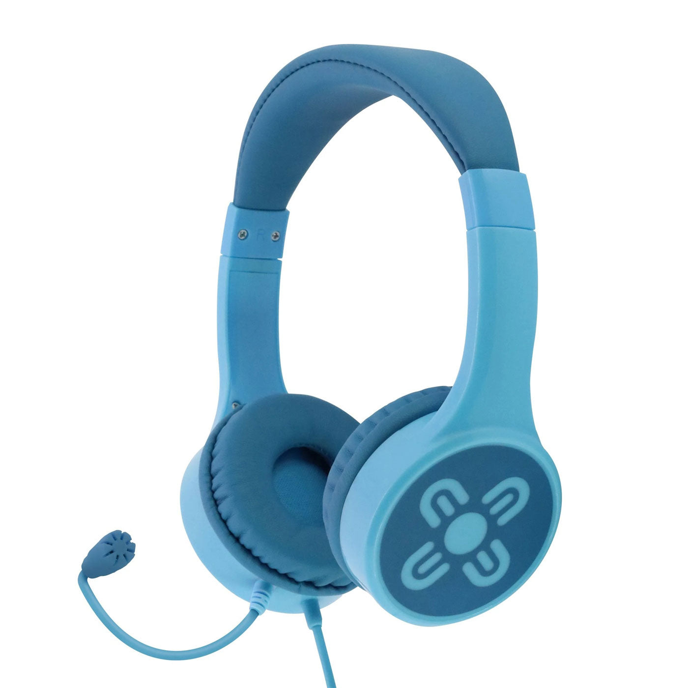 Moki Kids Headphones ChatZone with Boom Mic Blue