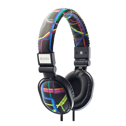 Moki Kids Headphones for Kids Poppers Subway