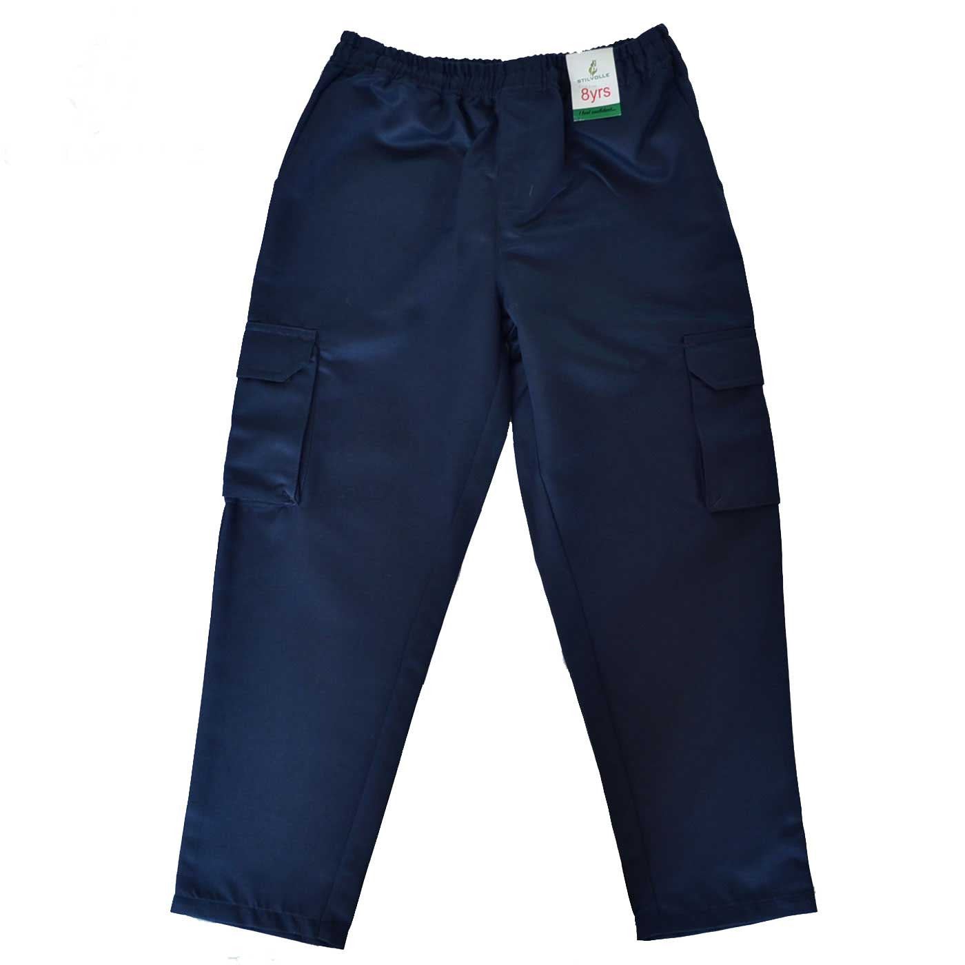 School Uniform Cargo Pants Navy Blue - School Depot NZ