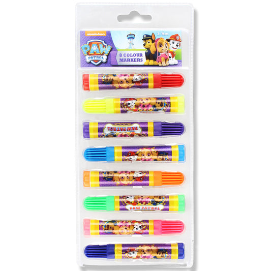 Nickelodeon Paw Patrol Colour Markers 8 Pack - School Depot NZ