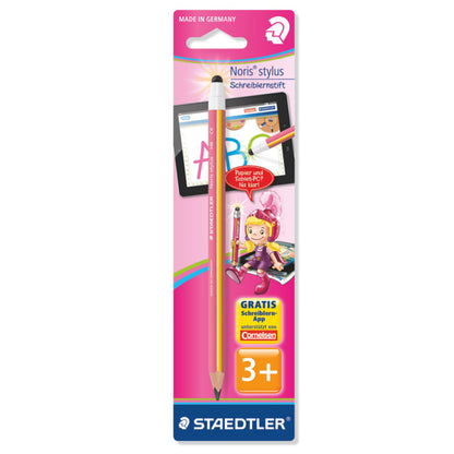 Staedtler Stylus Pencil HB - Pink / Yellow - School Depot NZ