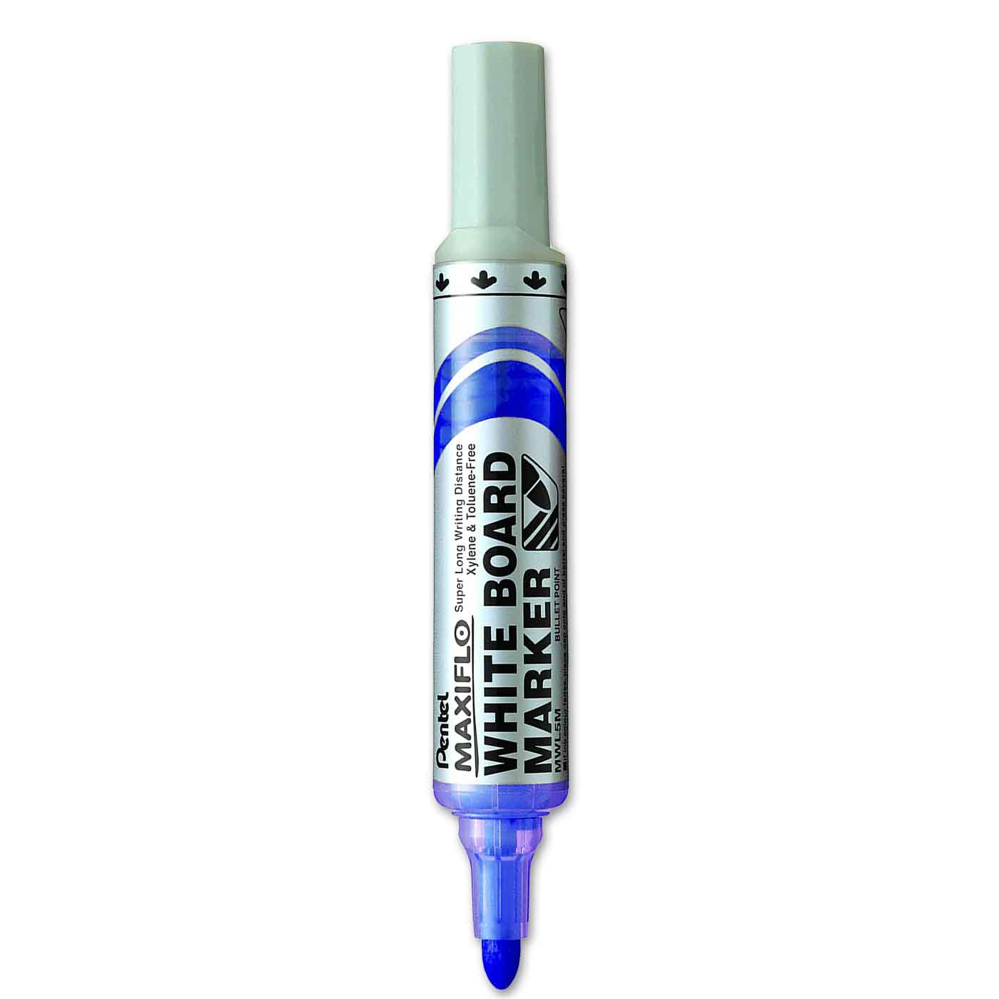 Pentel Whiteboard Marker Maxiflo Bullet Tip 2.1mm Blue