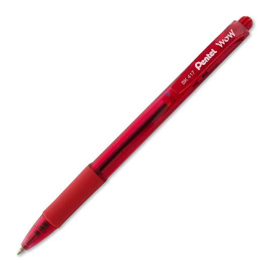 Pentel Ballpoint Pen WOW 0.7mm Red