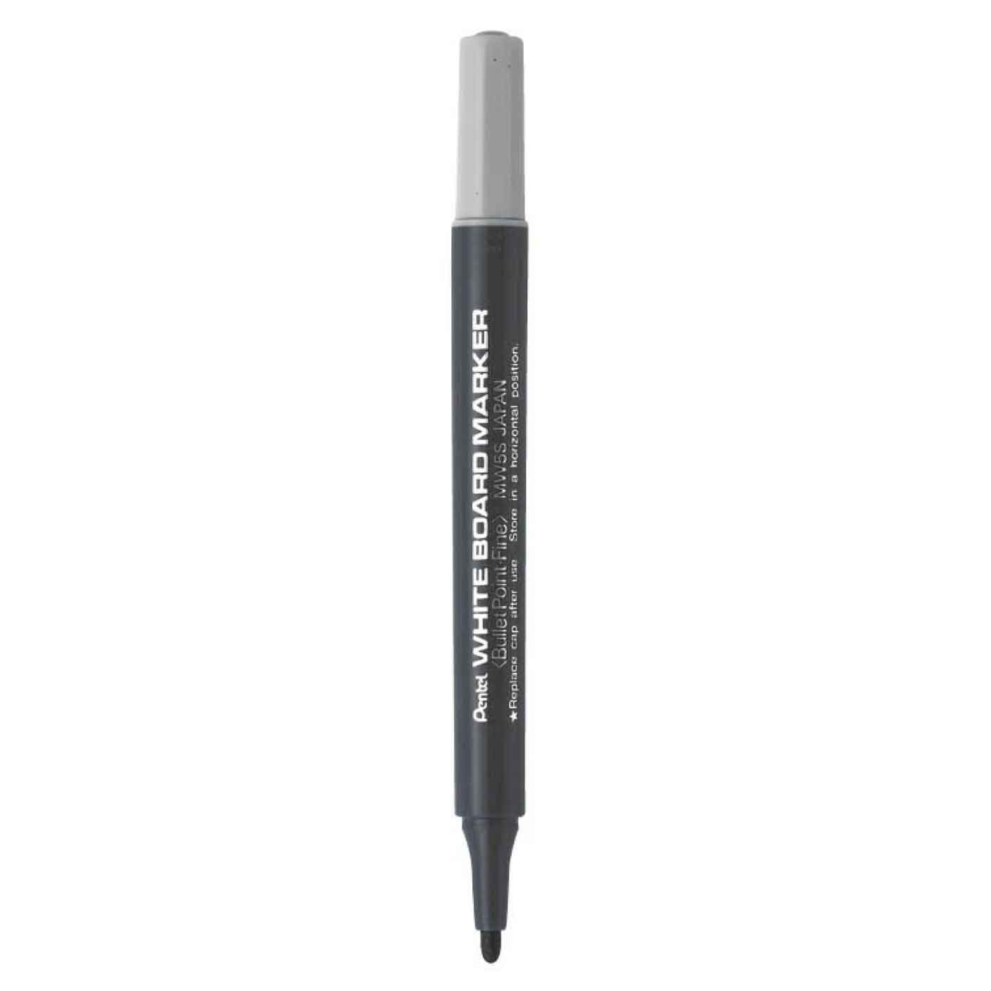 Pentel Whiteboard Marker Compact Bullet Tip 1.3mm Black
