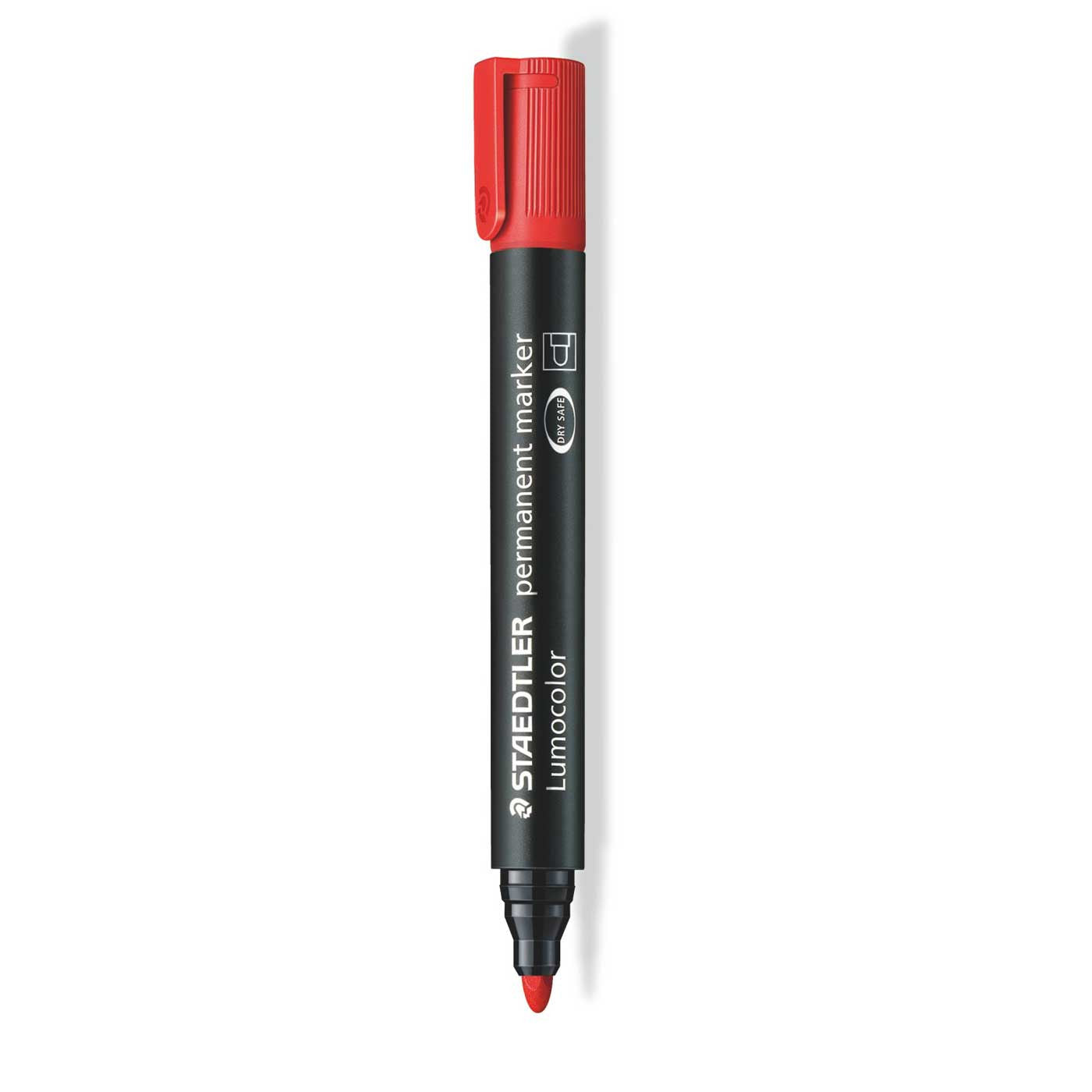 Staedtler Permanent Marker Bullet Tip - Red - School Depot NZ
