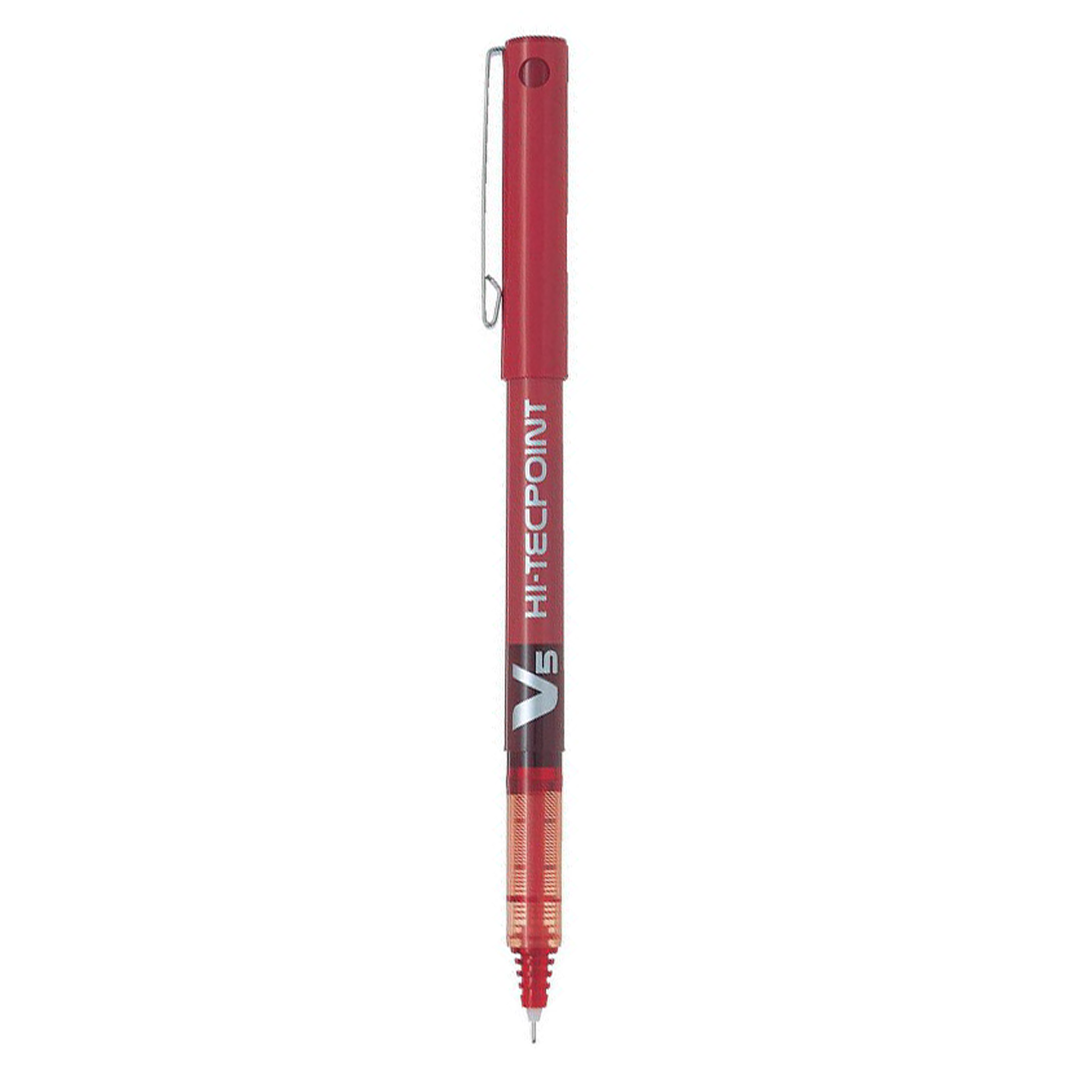 Pilot Hi-Tecpoint Pen V5 Rollerball Extra Fine 0.5mm Red