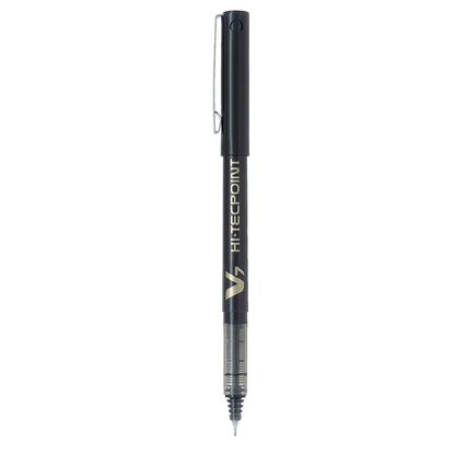 Pilot Hi-Tecpoint Pen V7 Rollerball Fine 0.7mm Black