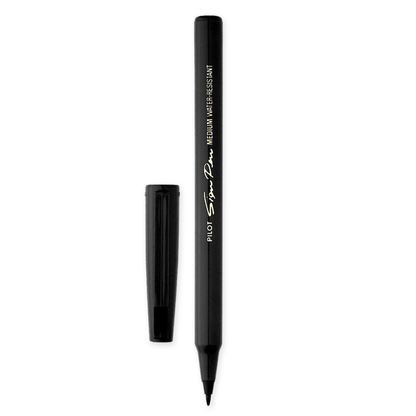 Pilot Sign Pen Fibre Tip Medium 0.6mm Black