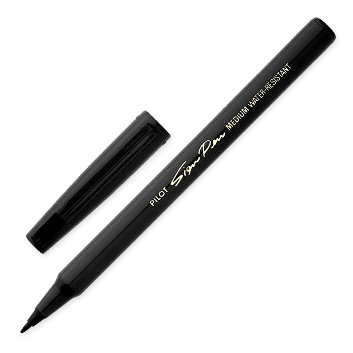 Pilot Sign Pen Fibre Tip Medium 0.6mm Black