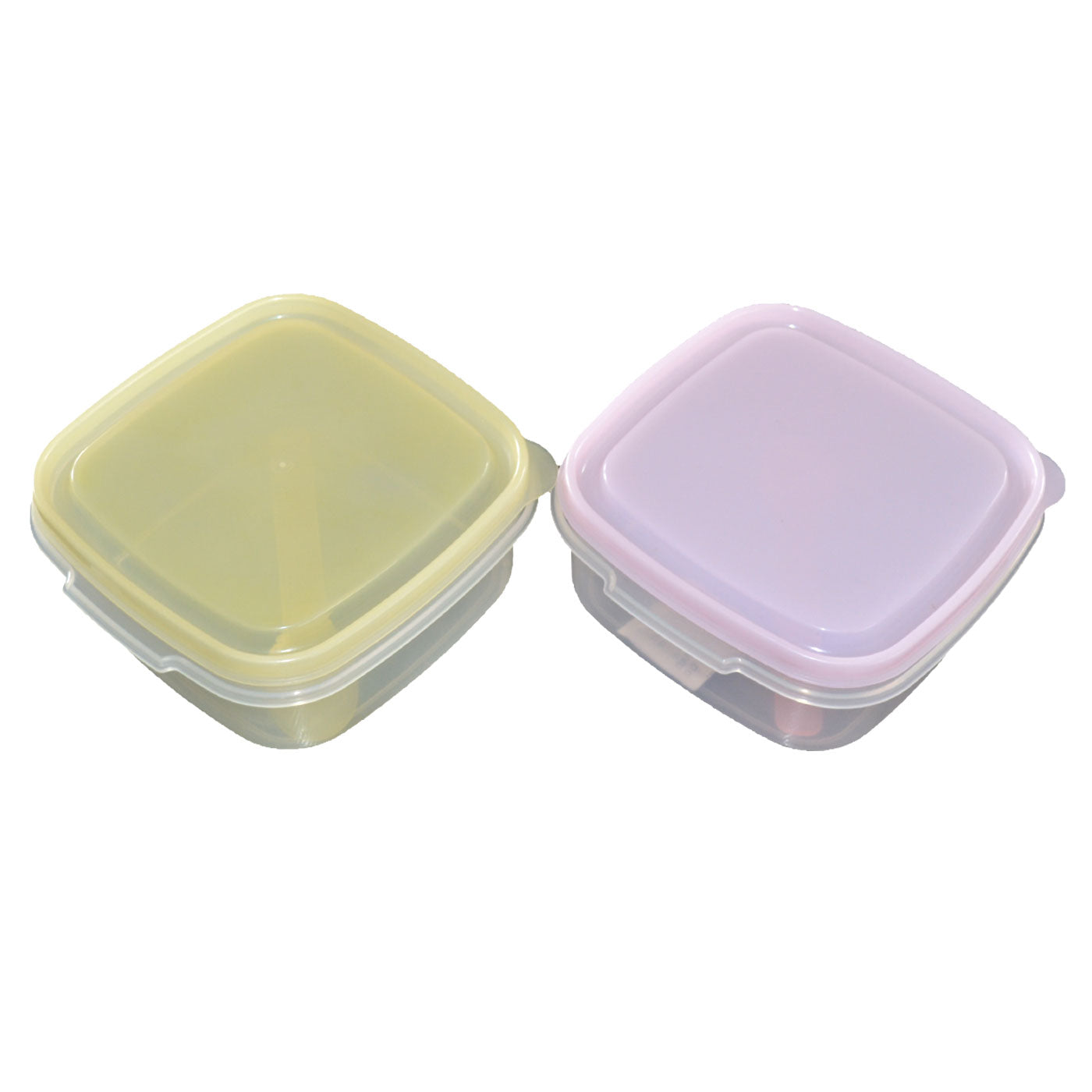 Plain Lunch Box with spoon 900 ml