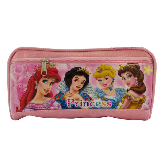 Princess Triple Zip Pencil Case