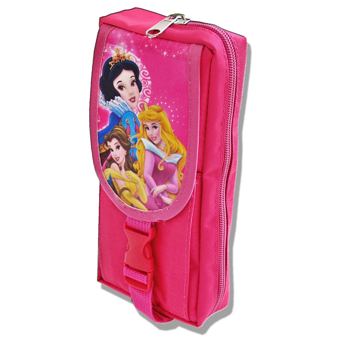 Princess Pencil Case 3 Pocket with Adjustable Strap