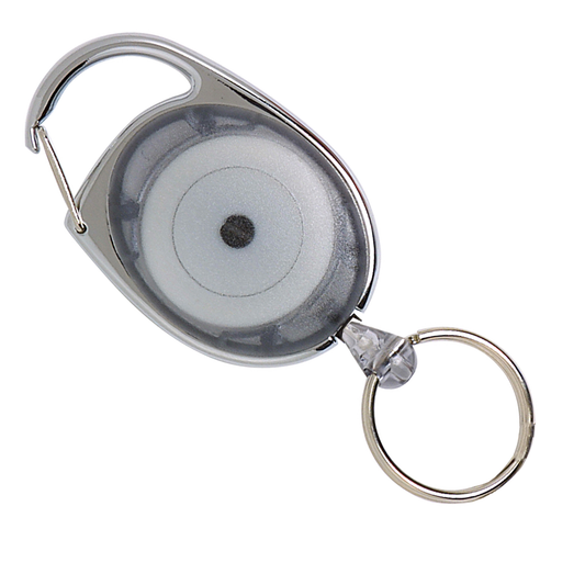 Rexel ID Retractable Snap Lock Key Holder Black