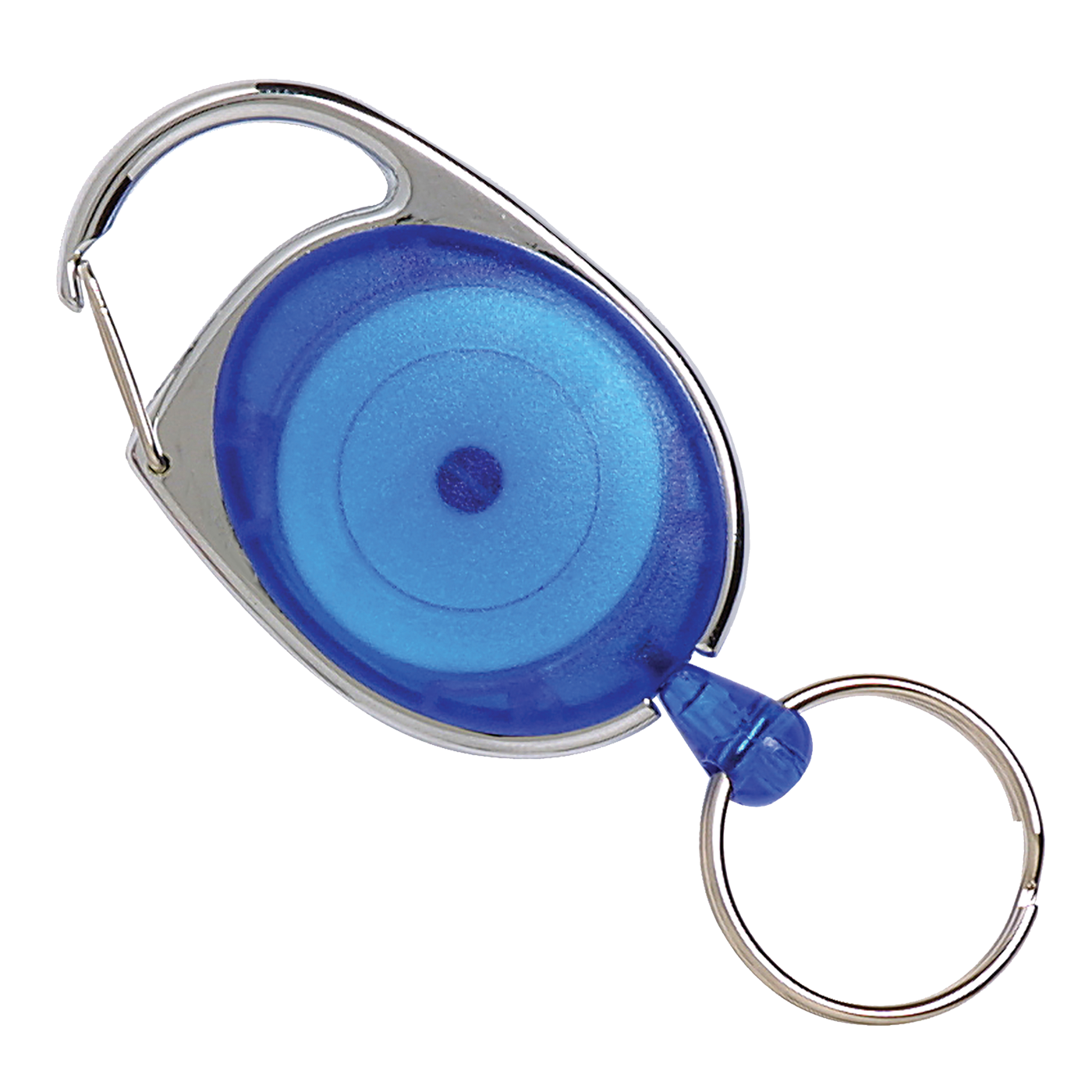 Rexel ID Retractable Snap Lock Key Holder Blue