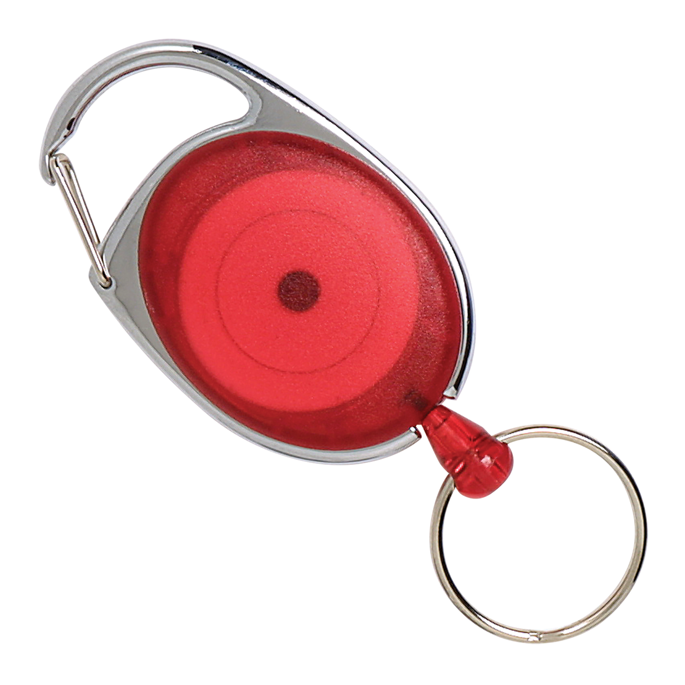 Rexel ID Retractable Snap Lock Key Holder Red