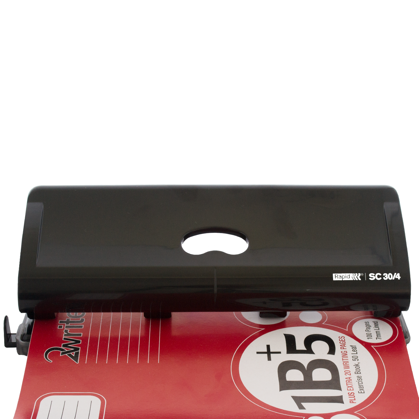 Rapid 4 Hole Punch Heavy Duty Black [30 Sheet]